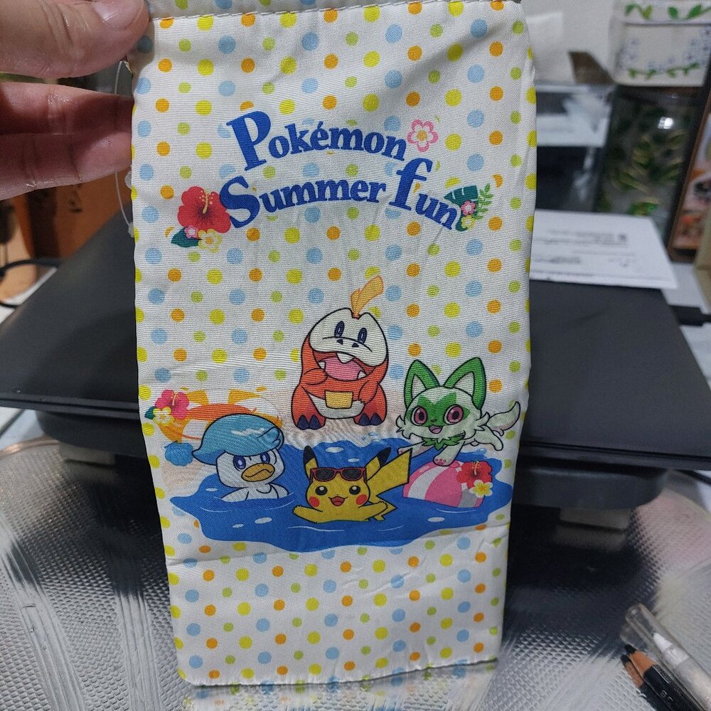 Pokemon and friends Bottle Koozy Coozy Super Cute Convenient Practical Drawstrin